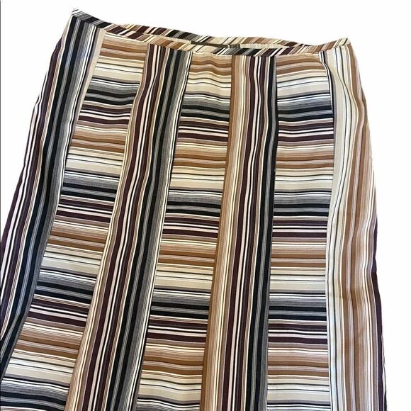 MEXX Striped Multi Colour High Waist Trumpet Skirt - Picture 2 of 9